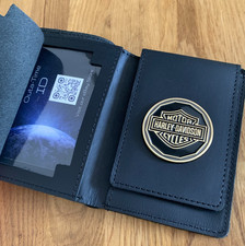 Portafoglio ID in pelle con